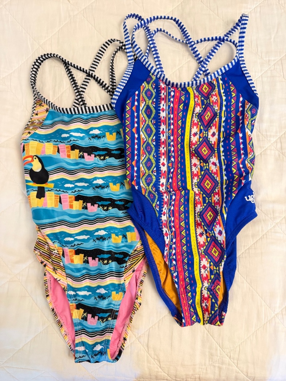 Like New - 2 Dolfin Uglies womens size 28 swimsuits